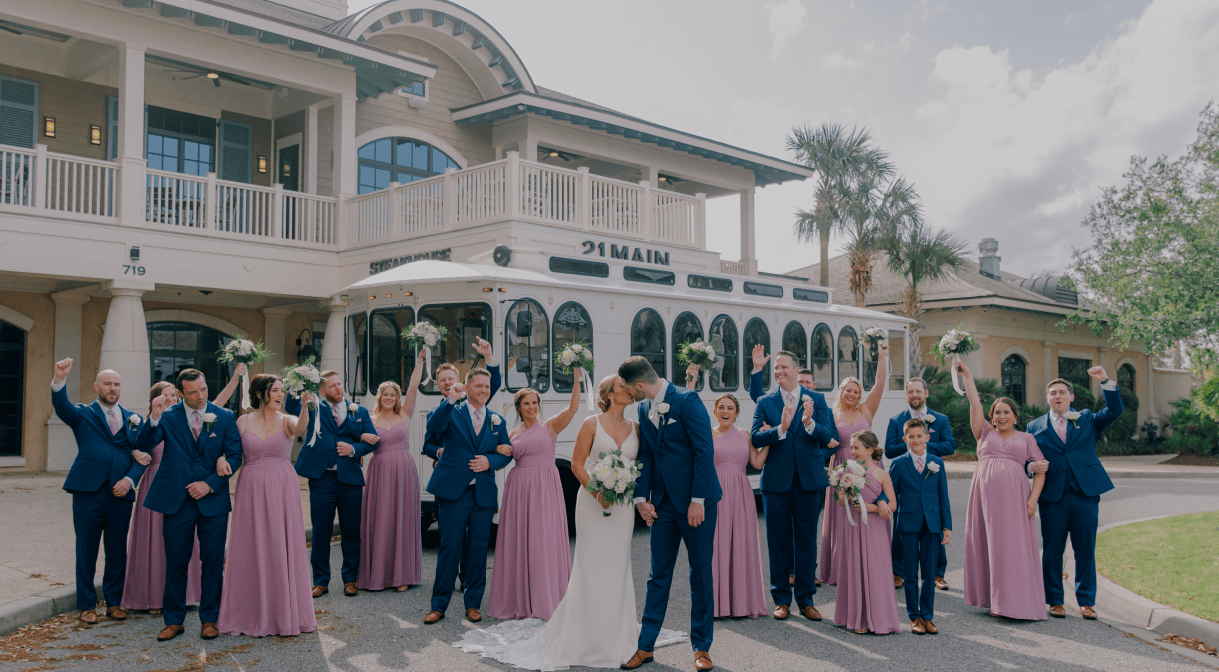 image of a wedding at 21 Main Events