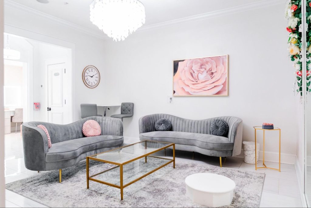 image of interior bride's room