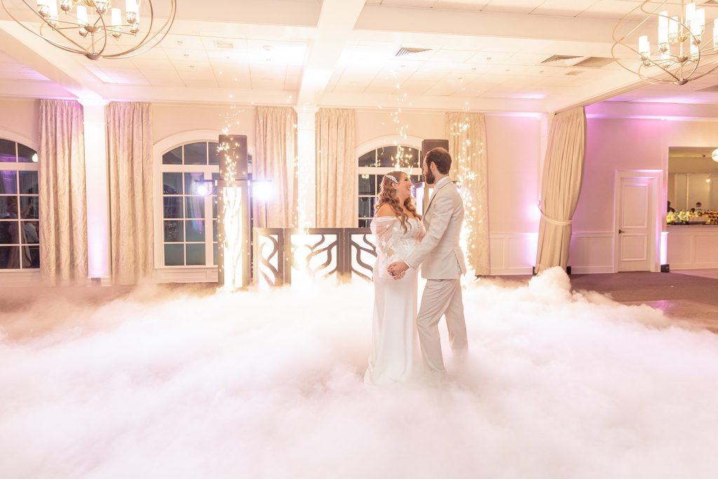 couple dancing with effects