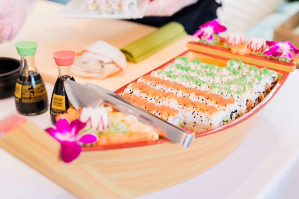 image of california maki and sushi