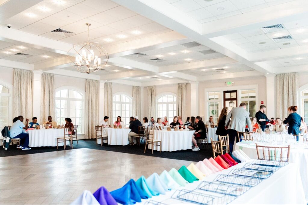 image of corporate event in 21main event