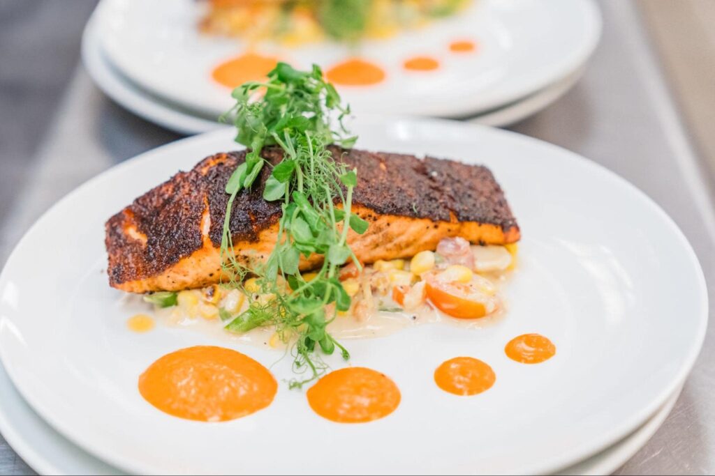 Image of food in 21main wedding event
