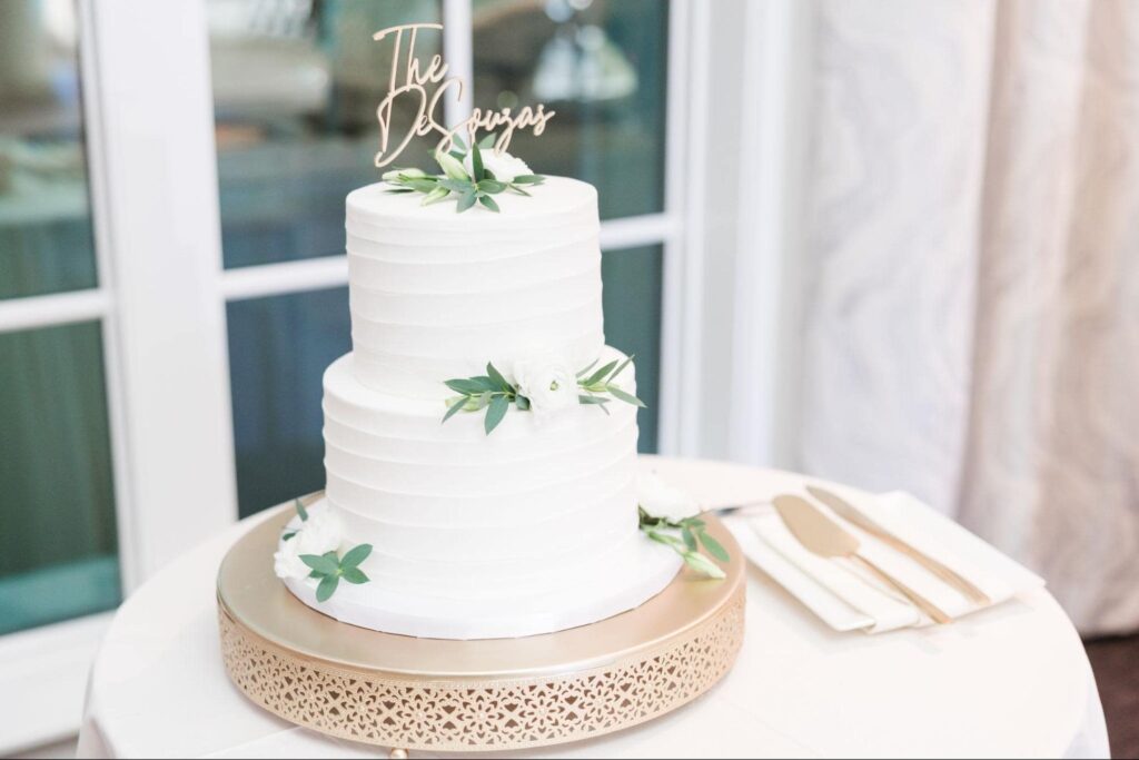 Elegant Myrtle Beach wedding setup at 21 Main Events