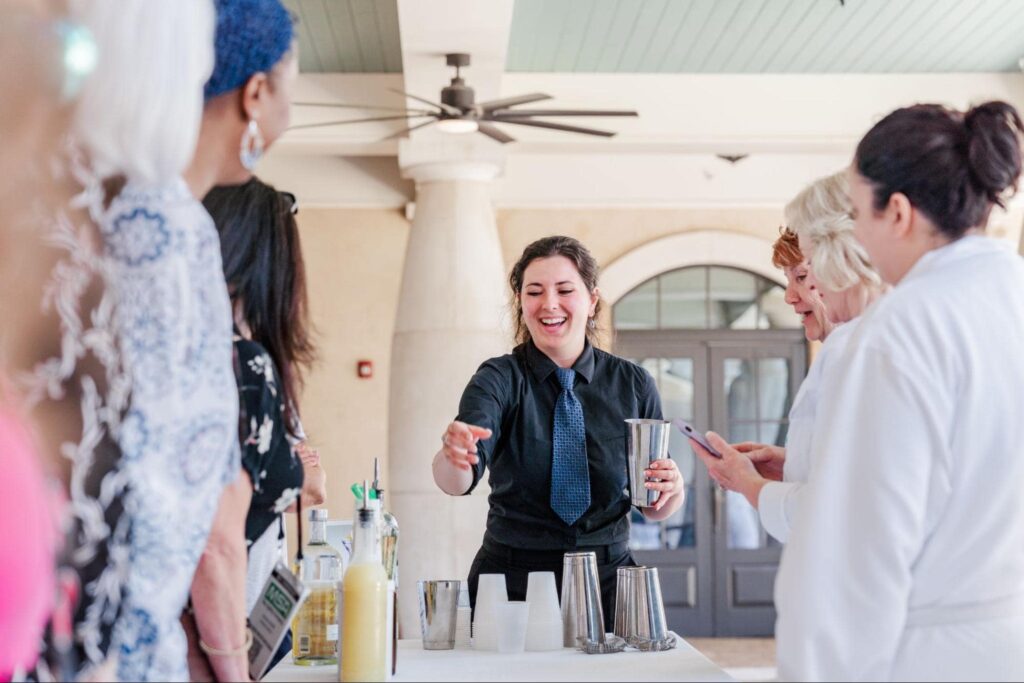 Elegant social gathering setup at 21 Main Events in North Myrtle Beach