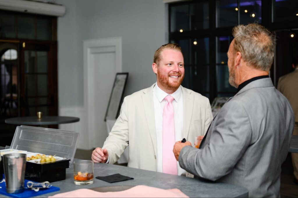 Elegant social gathering setup at 21 Main Events in North Myrtle Beach