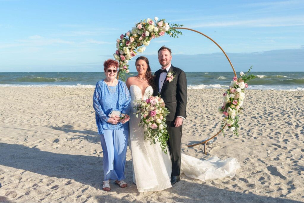 Elegant Myrtle Beach wedding setup at 21 Main Events