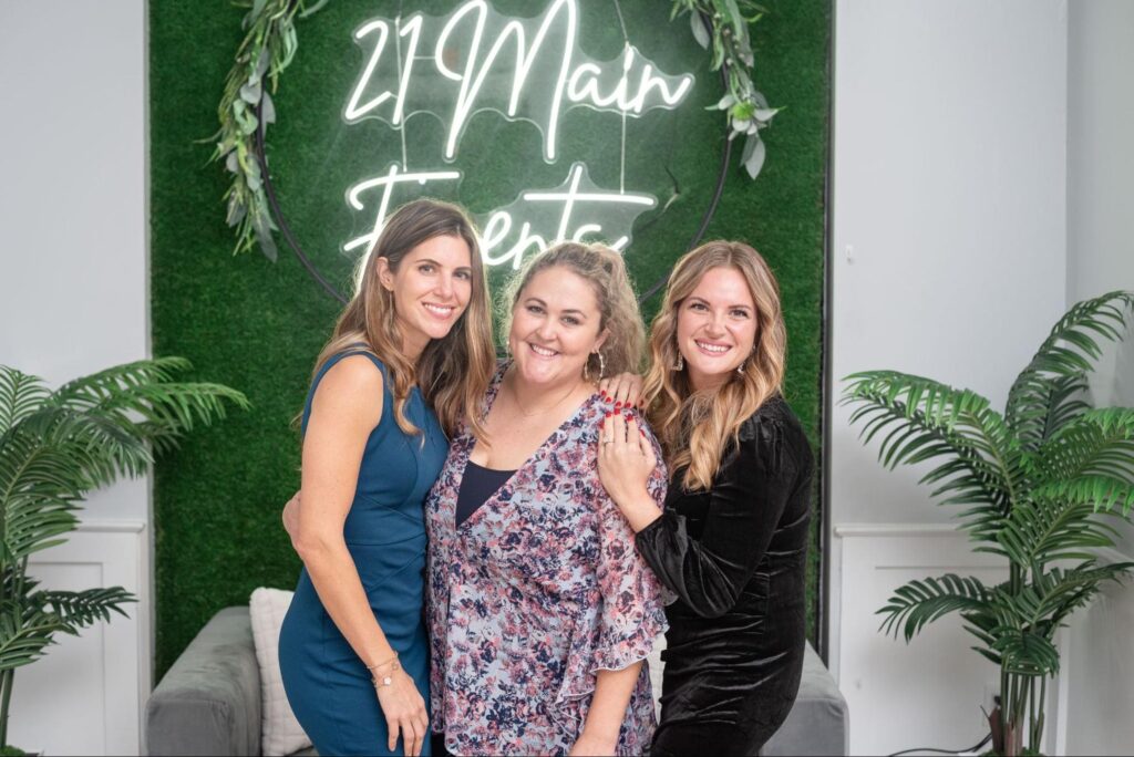 image of 3 people enjoying at 21 Main events