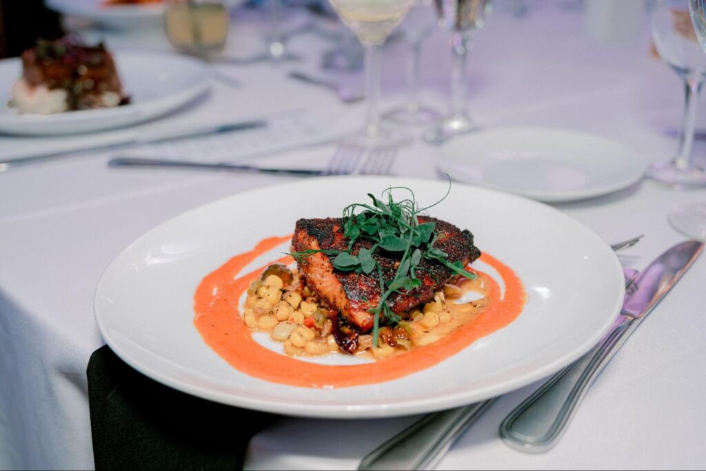 image of an elegant plating dish
