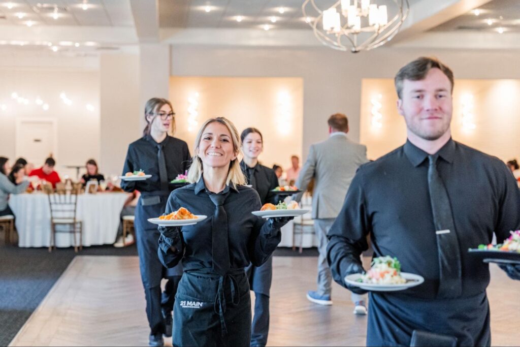 image of serving food