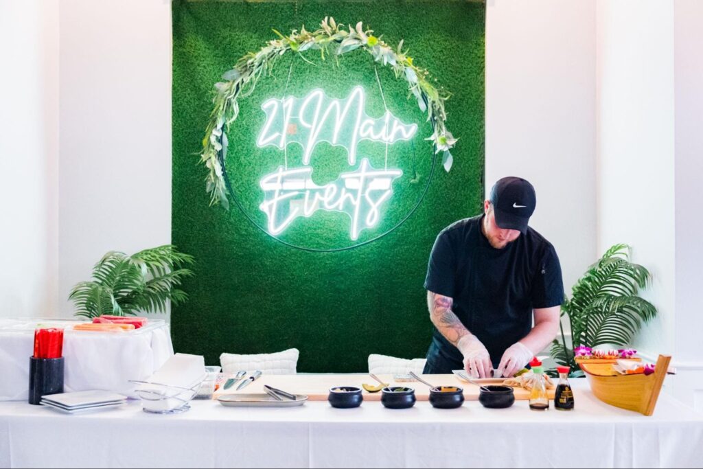 image of preparing a food