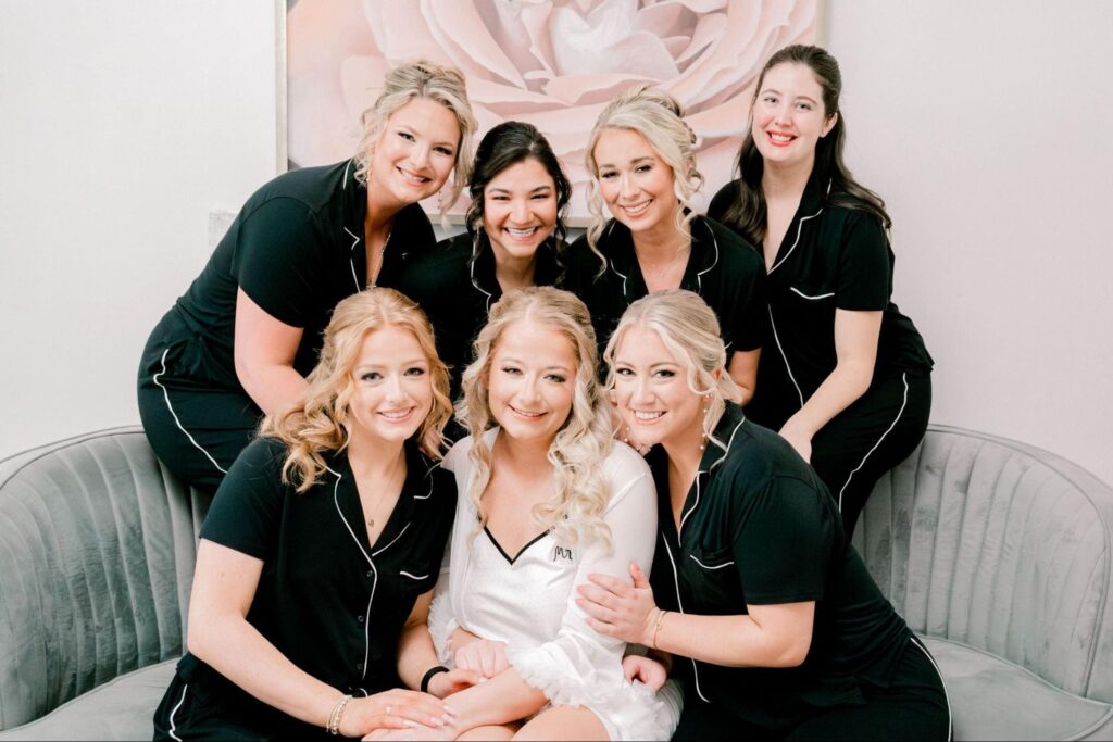 image of bride and bridesmaid