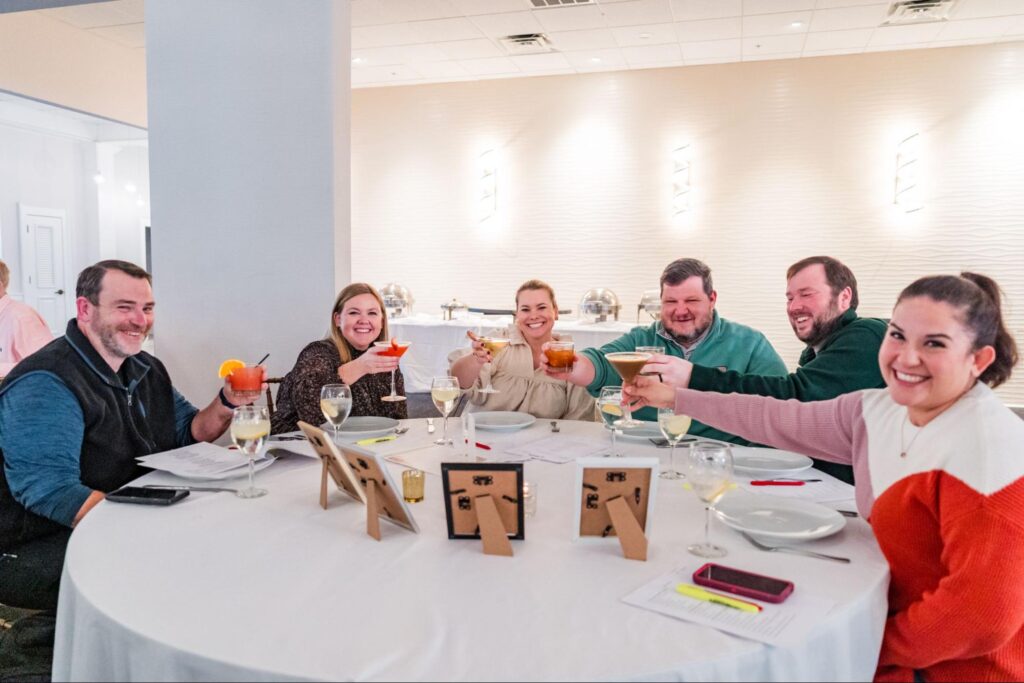 Elegant private event space at 21 Main Events in Myrtle Beach for corporate and social gatherings